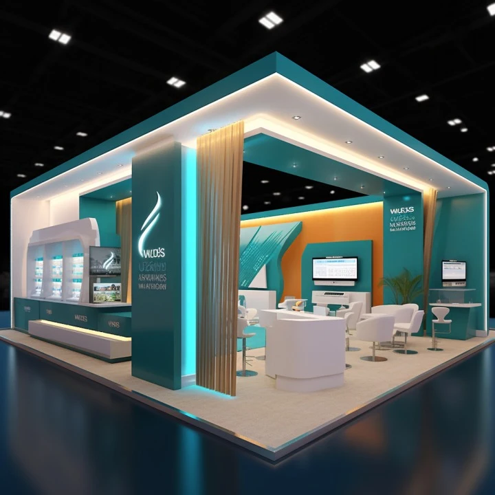 Custom-designed exhibition stands for German trade shows