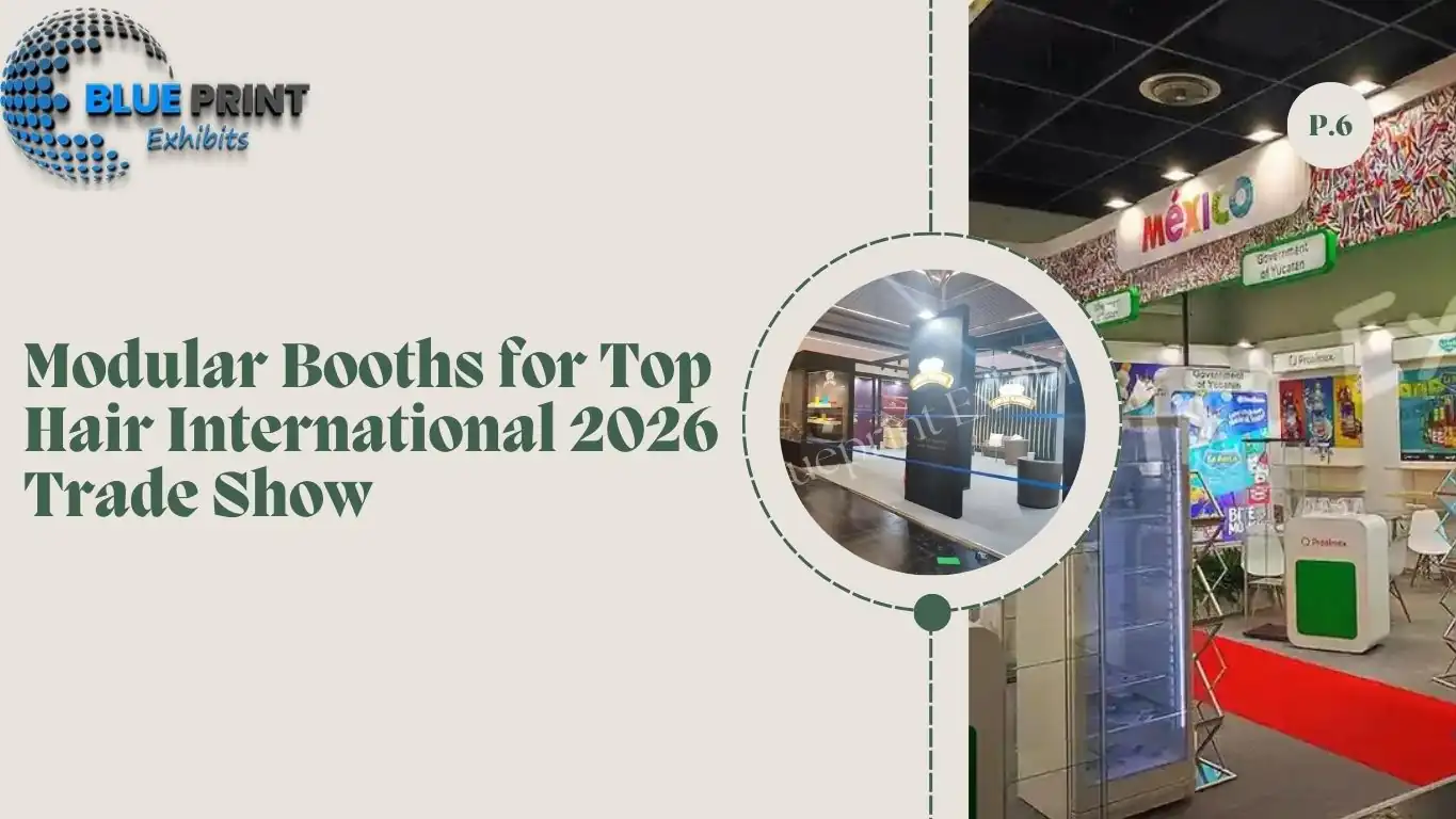 Modular Booths for Top Hair International 2026 Trade Show